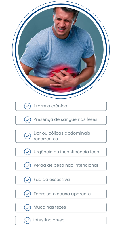 Sintomas para procurar um gastroenterologista em mobile